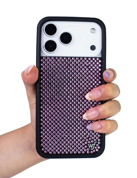 Rhinestone-Pink iPhone Case