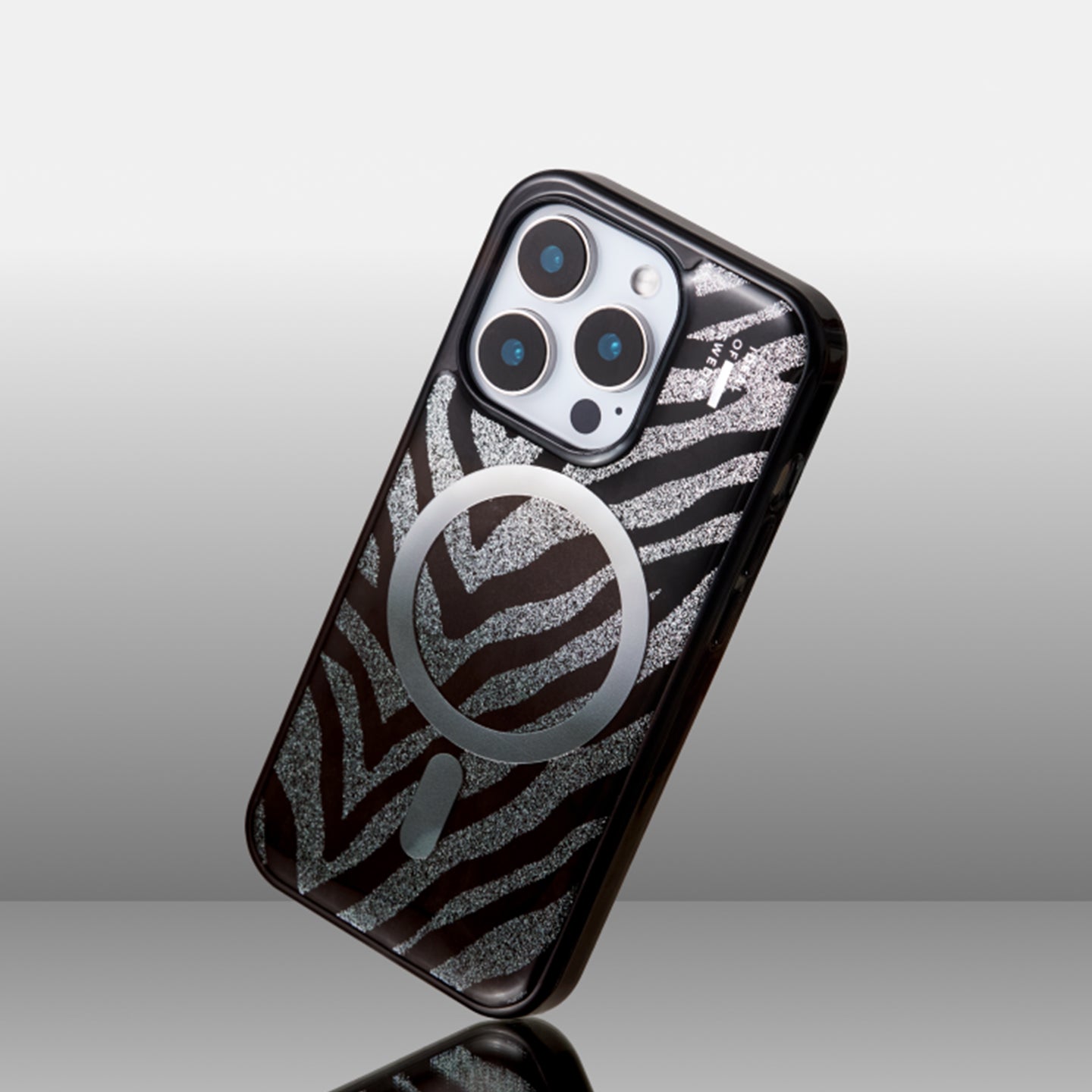 Clear Zebra iPhone Case Magsafe
