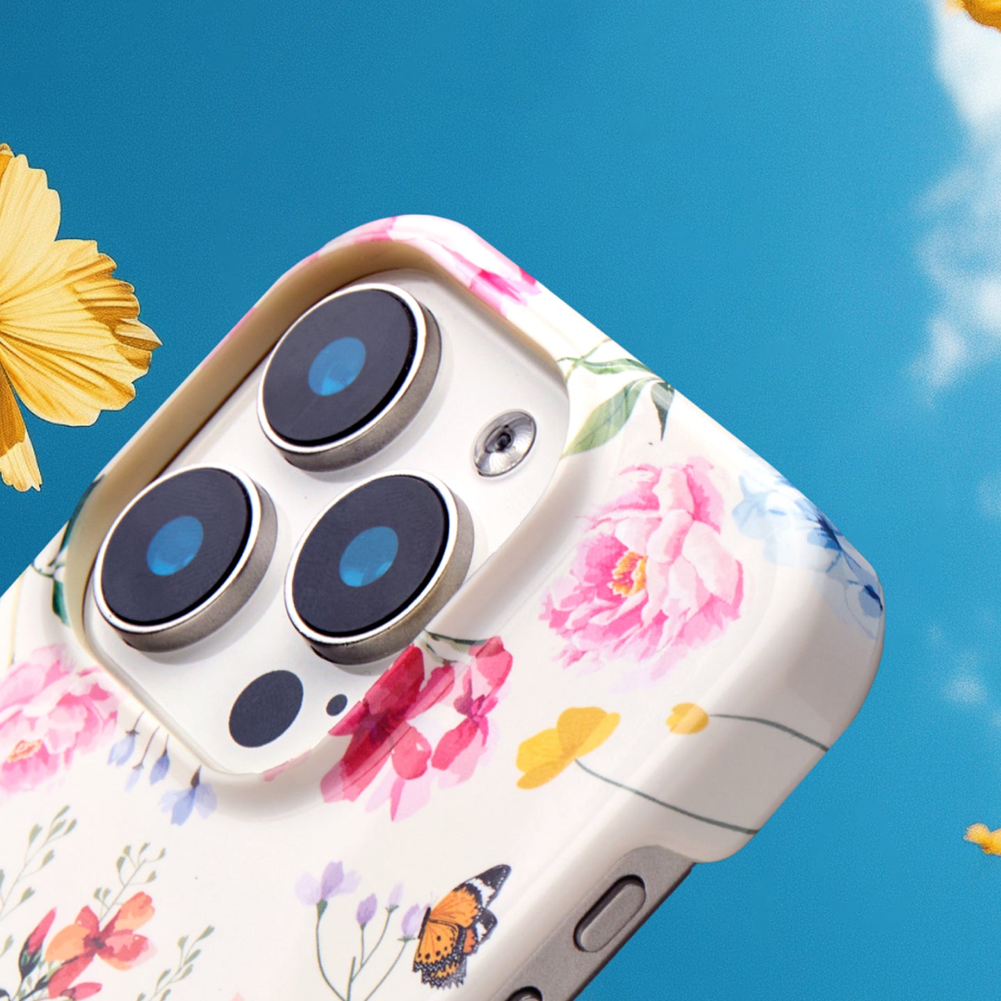 Printed Forever Flower MagSafe Case