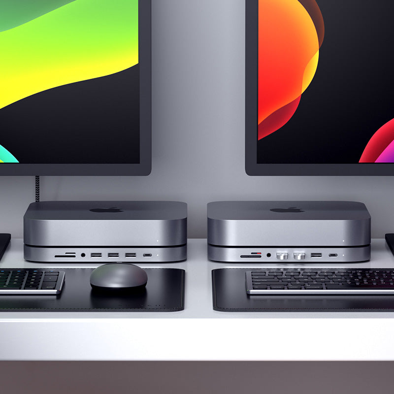 Type-C Aluminum Stand & Hub for Mac Mini