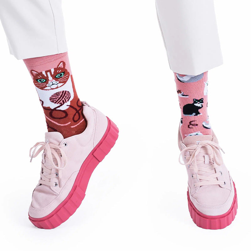 Playful Cat Socks
