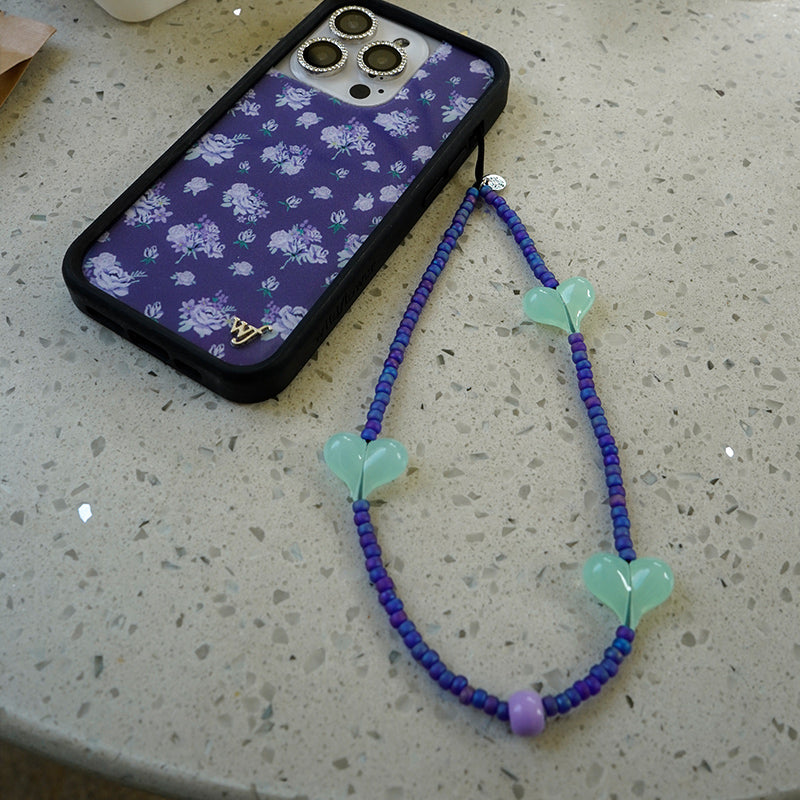 Violet Crush Wristlet Phone Strap