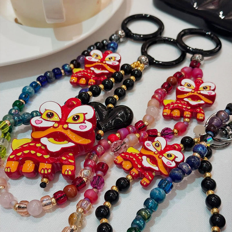 Lion Dance Keychain