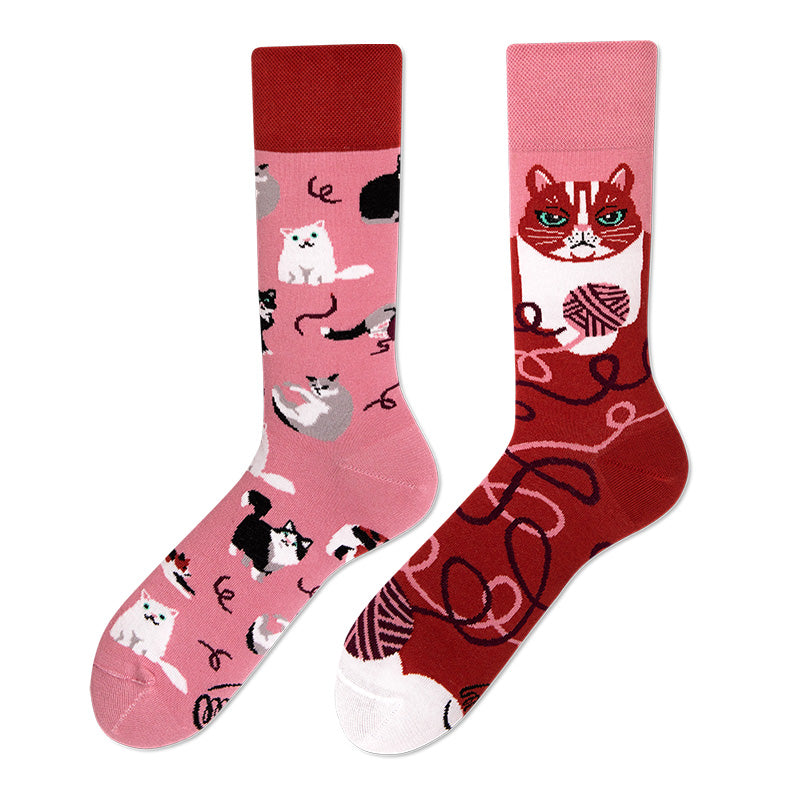 Playful Cat Socks