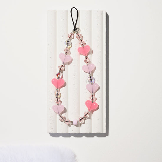 Cherry Blossom Kawaii Wristlet Phone Strap