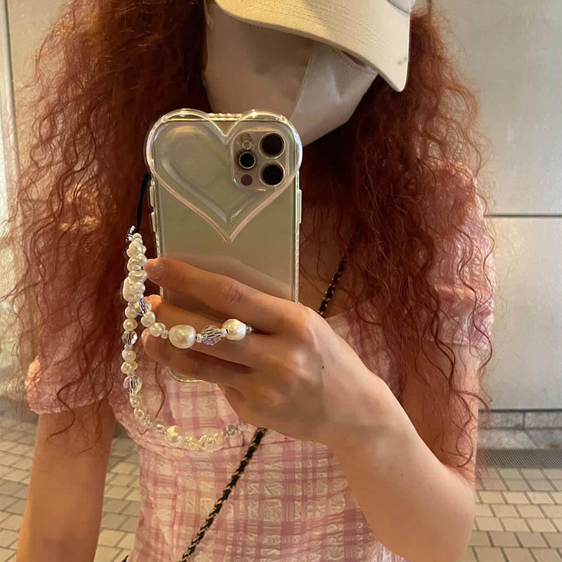 Venus Pearl Trap Wristlet Phone Strap