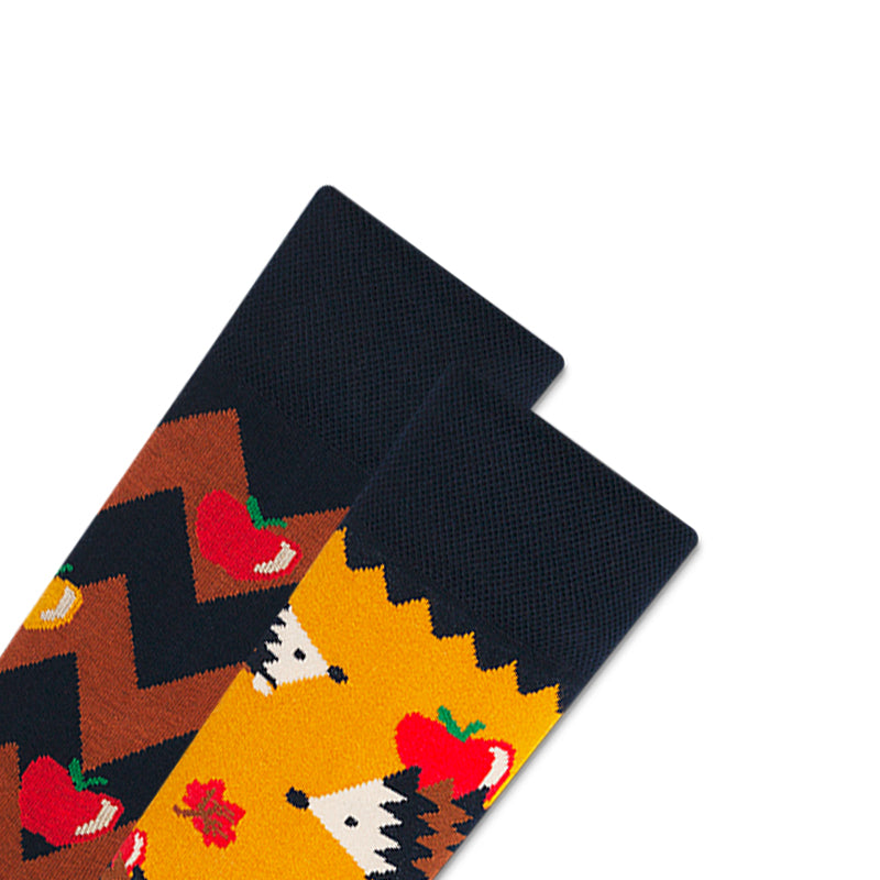 Apple Hedgehog Socks