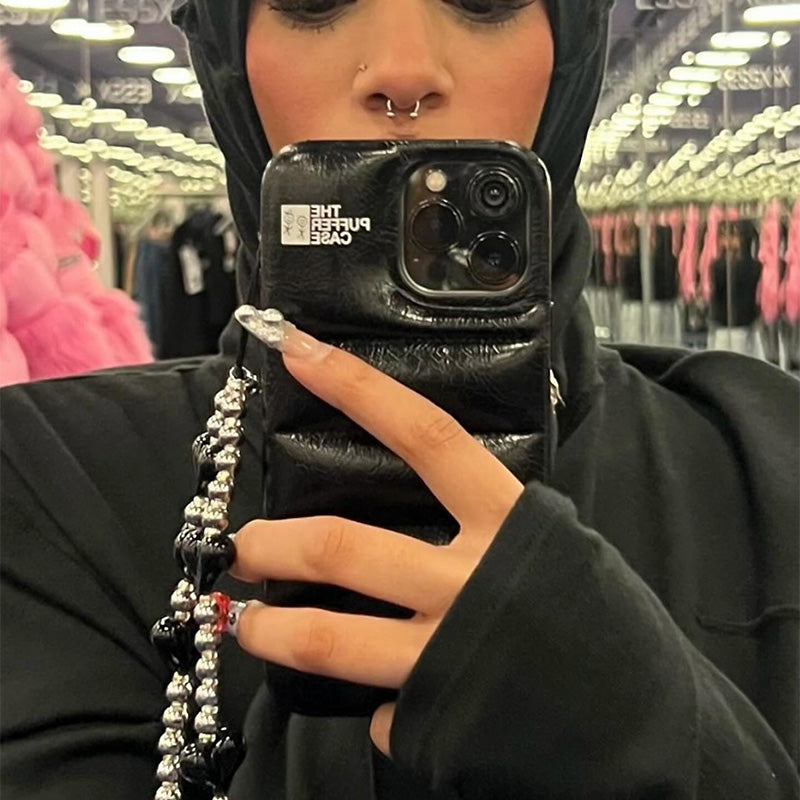 Steel My Heart Midnight Wristlet Phone Strap