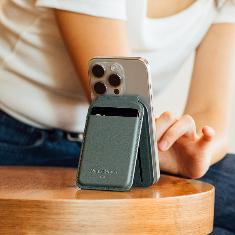 磁吸式皮夾支架