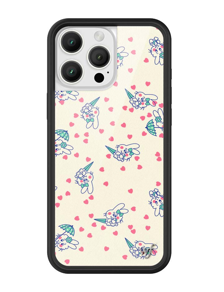 Wildflower iPhone case 16 Pro Max Ashley Williams Bunny Baby Cream Pink Cute