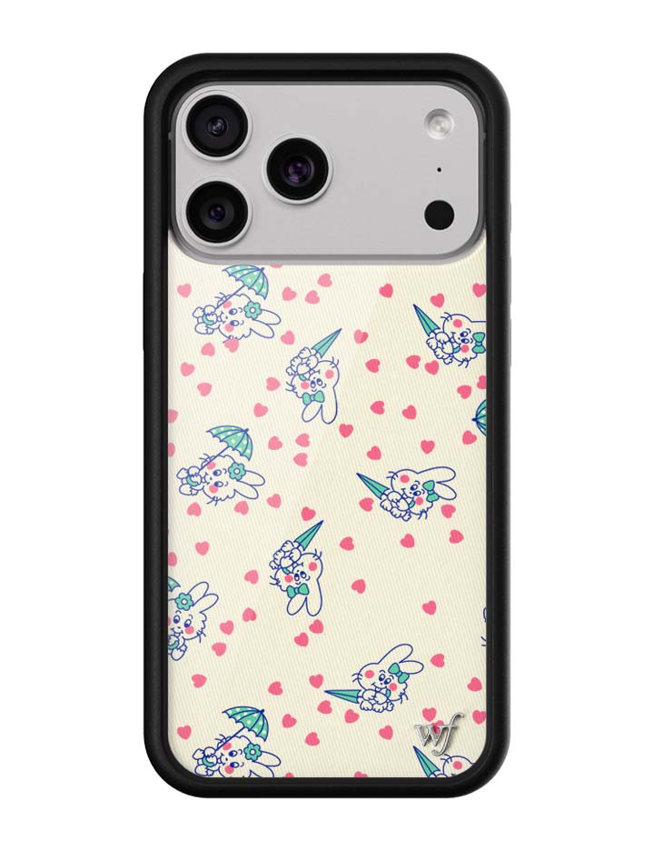 Wildflower iPhone case 17 Pro Max Ashley Williams Bunny Baby Cream Pink Cute