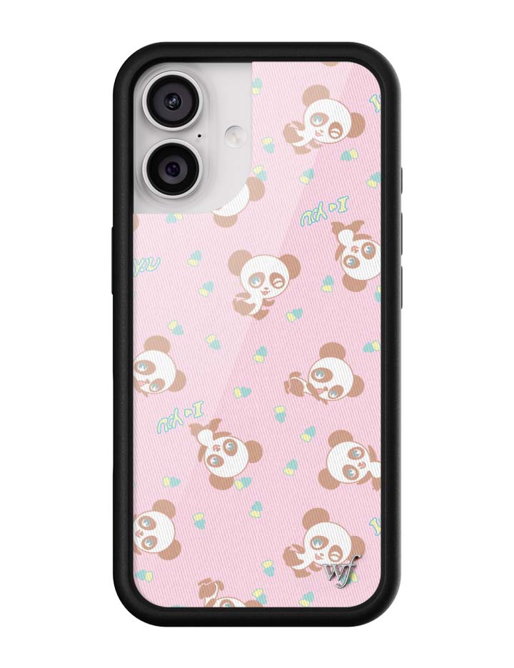 Wildflower iPhone case 17 Ashley Williams Panda Pink Cute