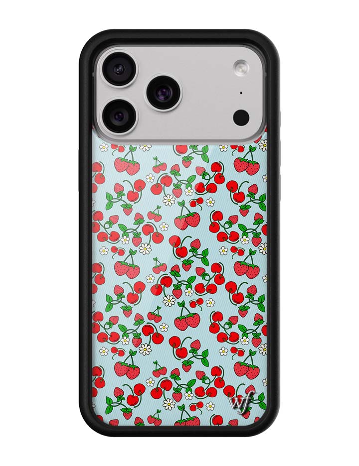 Wildflower iPhone case 17 Pro Max Baby Berries Fruit Cute