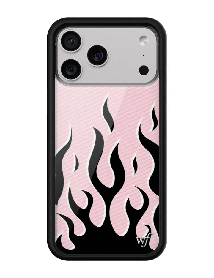 Pink Flames iPhone Case