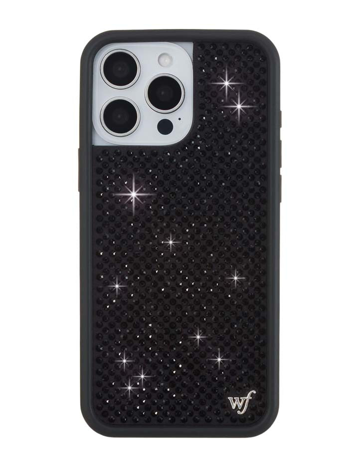 水鑽黑色 iPhone 手機殼