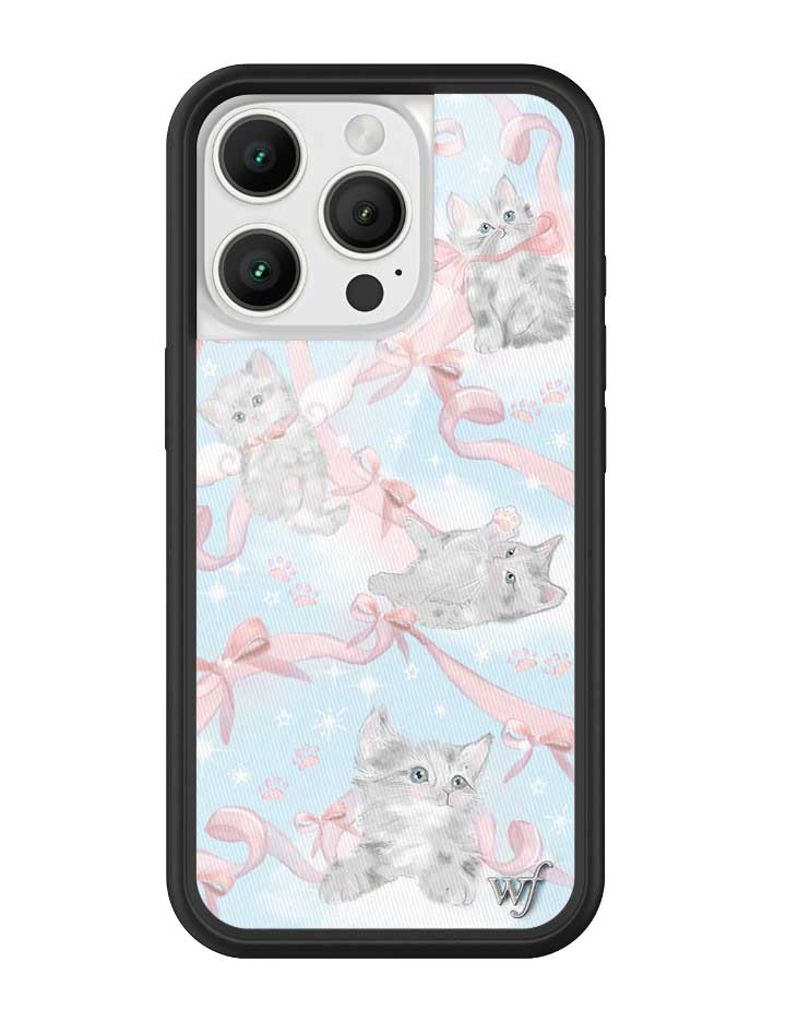 Wildflower Kitten Around iPhone 16 Pro Case