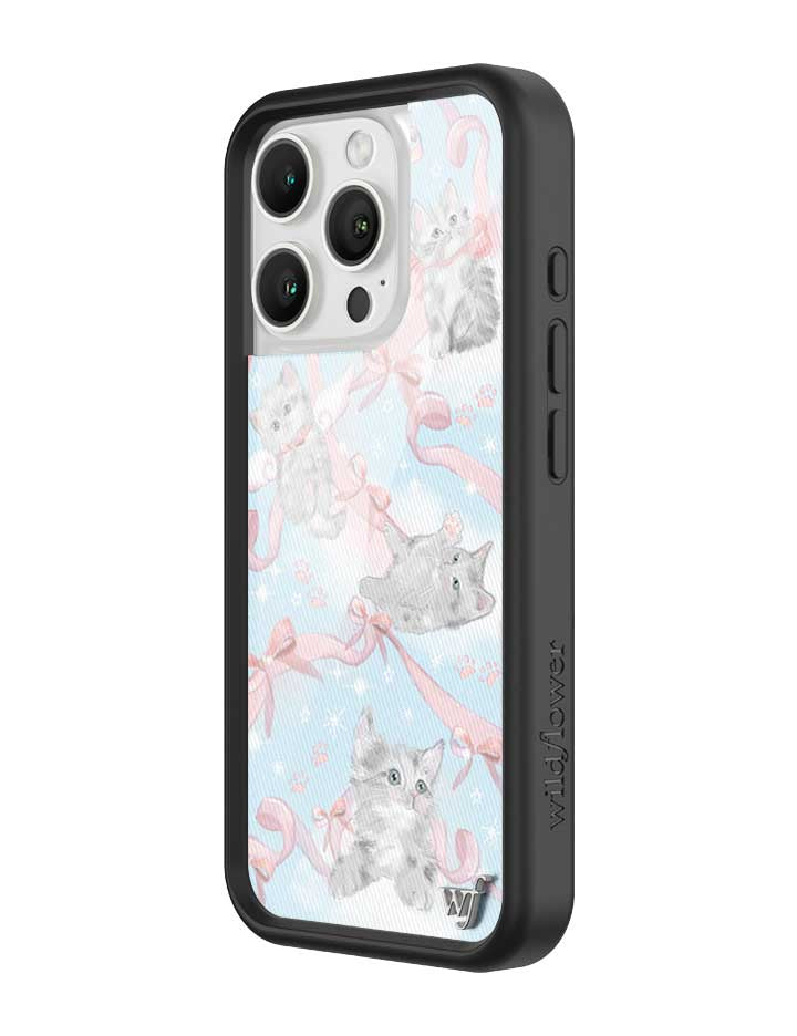 Wildflower Kitten Around iPhone 16 Pro Case