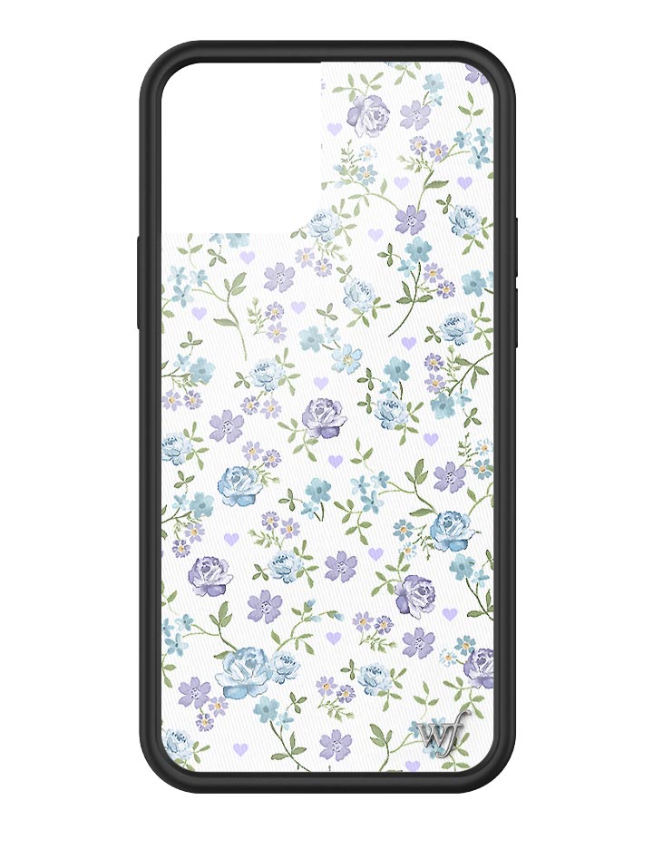 Wildflower Lilac And Blue Floral iPhone 12 12 Pro Case
