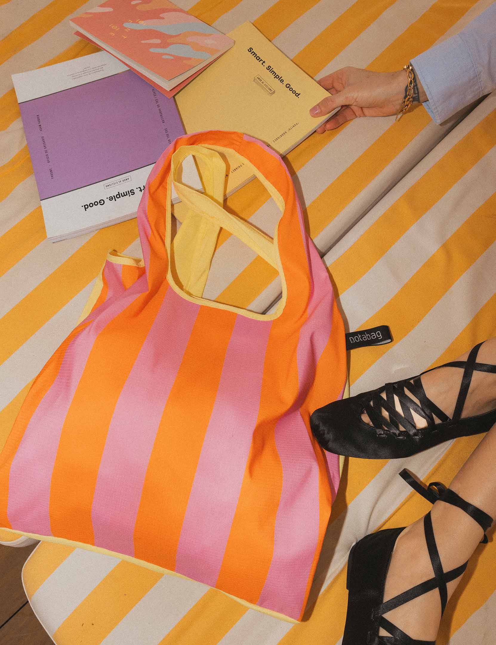 Notabag 手提袋 – 香草條紋