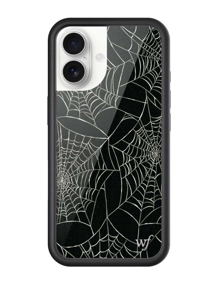 Wildflower iPhone case 17 Itsy Bitsy Spider Black Cute