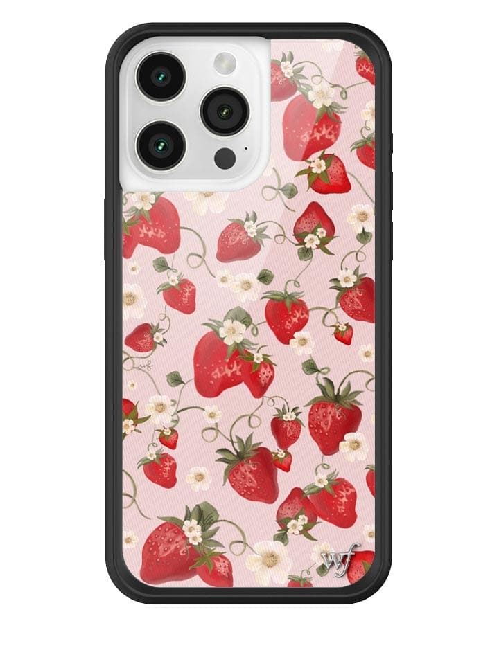 Wildflower Strawberry Fields iPhone 15 Pro Max Case