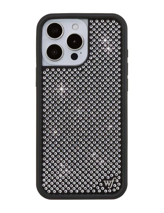 Rhinestone-White iPhone Case