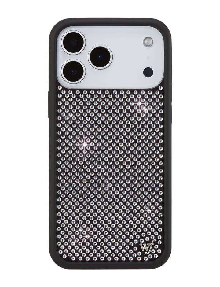 Rhinestone-White iPhone Case