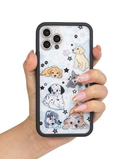 Wildflower Puppy Party iPhone Case Lifestyle Image 01