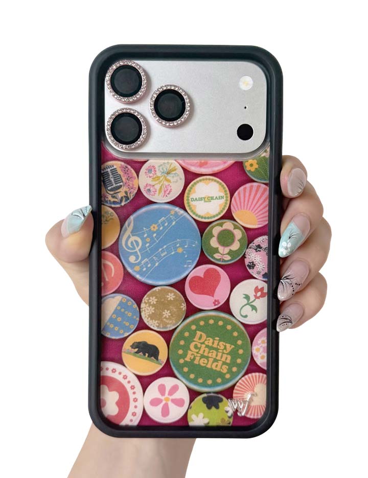 Hand Pic Image 01 Daisy Chain Fields iPhone Case