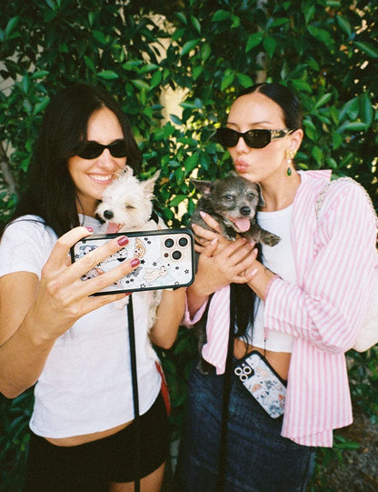 Wildflower Puppy Party iPhone Case Lifestyle Image 02