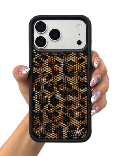 Hand Pic Image 01 Rhinestone Meow iPhone Case