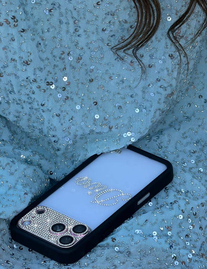 Supporting Image Image 03 Frankies Bikinis Rhinestone Diva iPhone Case