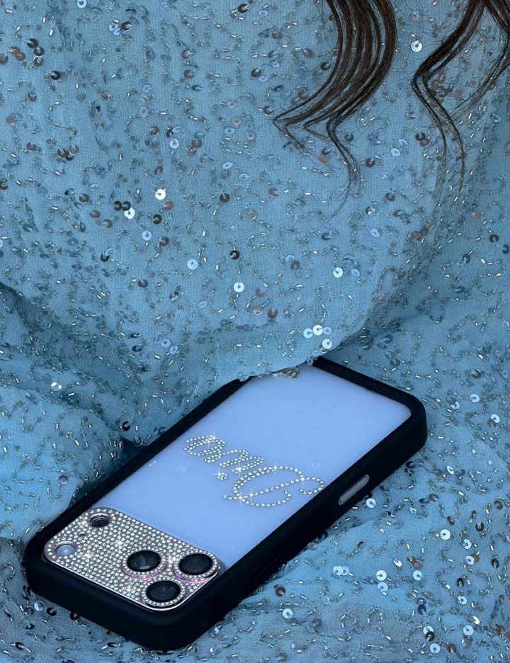Supporting Image Image 03 Frankies Bikinis Rhinestone Diva iPhone Case