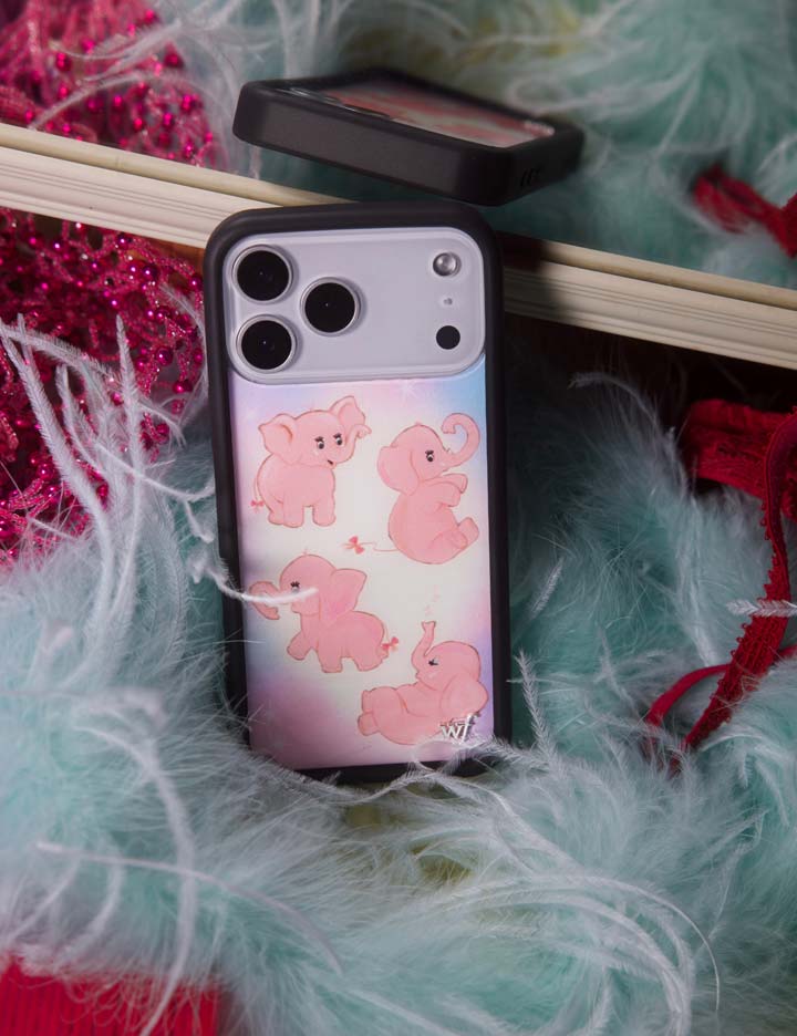 Supporting Image 03 Pink Elephants iPhone Case