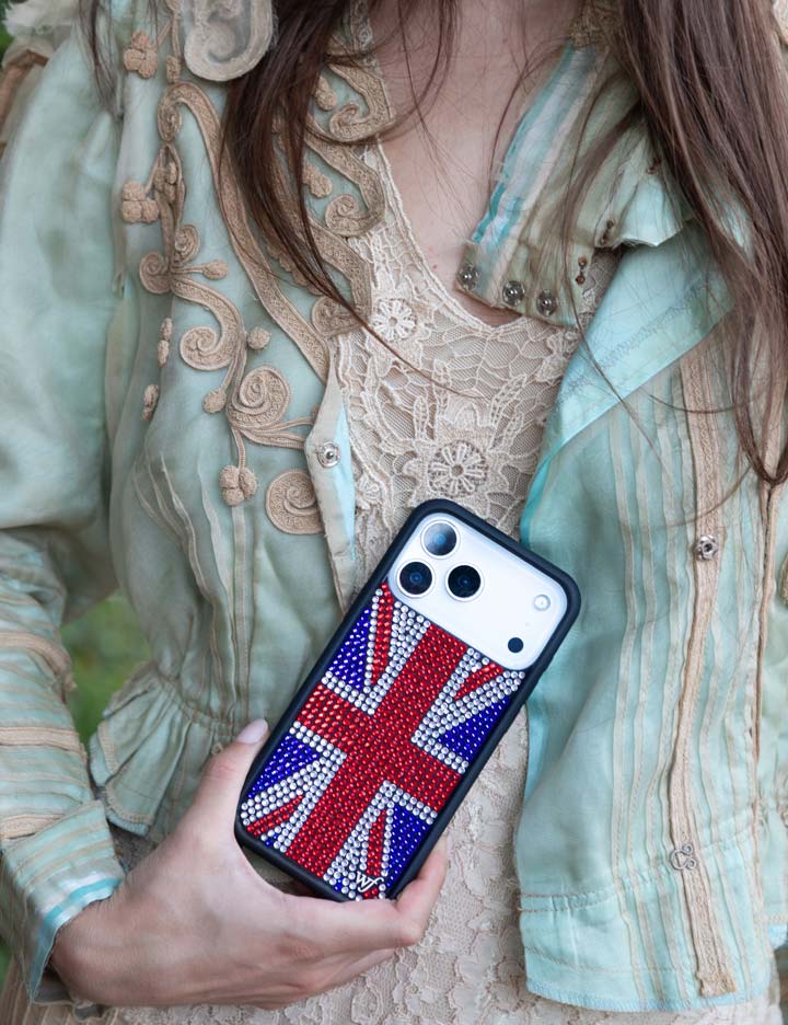 Supporting Image 03 Rhinestone iPhone Case | Union Jack