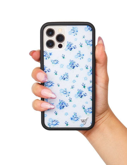 Wildflower Forget Me Not Floral iPhone Case Lifestyle Image 01