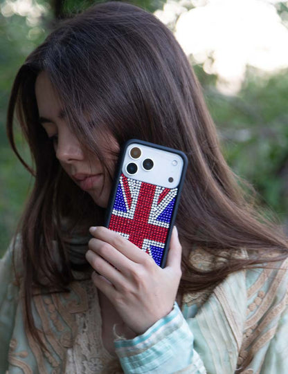 Supporting Image 05 Rhinestone iPhone Case | Union Jack