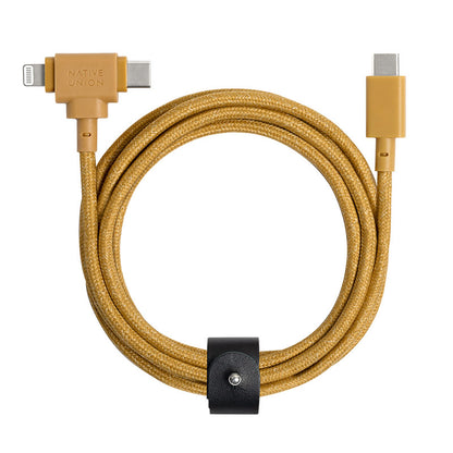 Belt Cable Duo (USB-C to USB-C & Lightning)