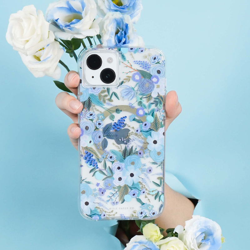 Rifle Paper Co. Garden Party Blue MagSafe iPhone Case