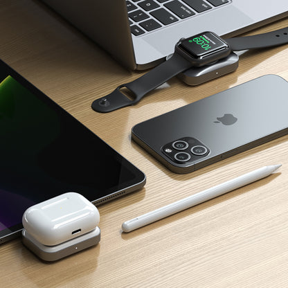 Dual Sided 2-in-1 USB-C Charger for Apple Watch and Airpods