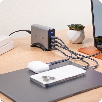 165W USB-C 4-Port PD GaN Charger