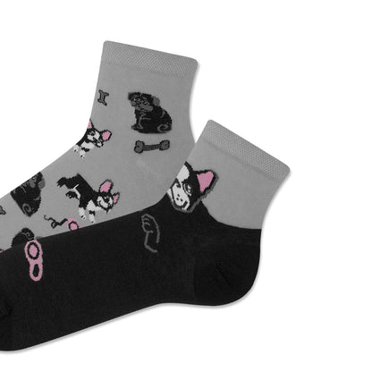 Tiny Little Dogs Quarter Socks