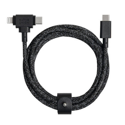 Belt Cable Duo (USB-C to USB-C & Lightning)