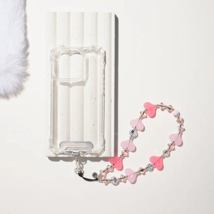 Cherry Blossom Kawaii Wristlet Phone Strap