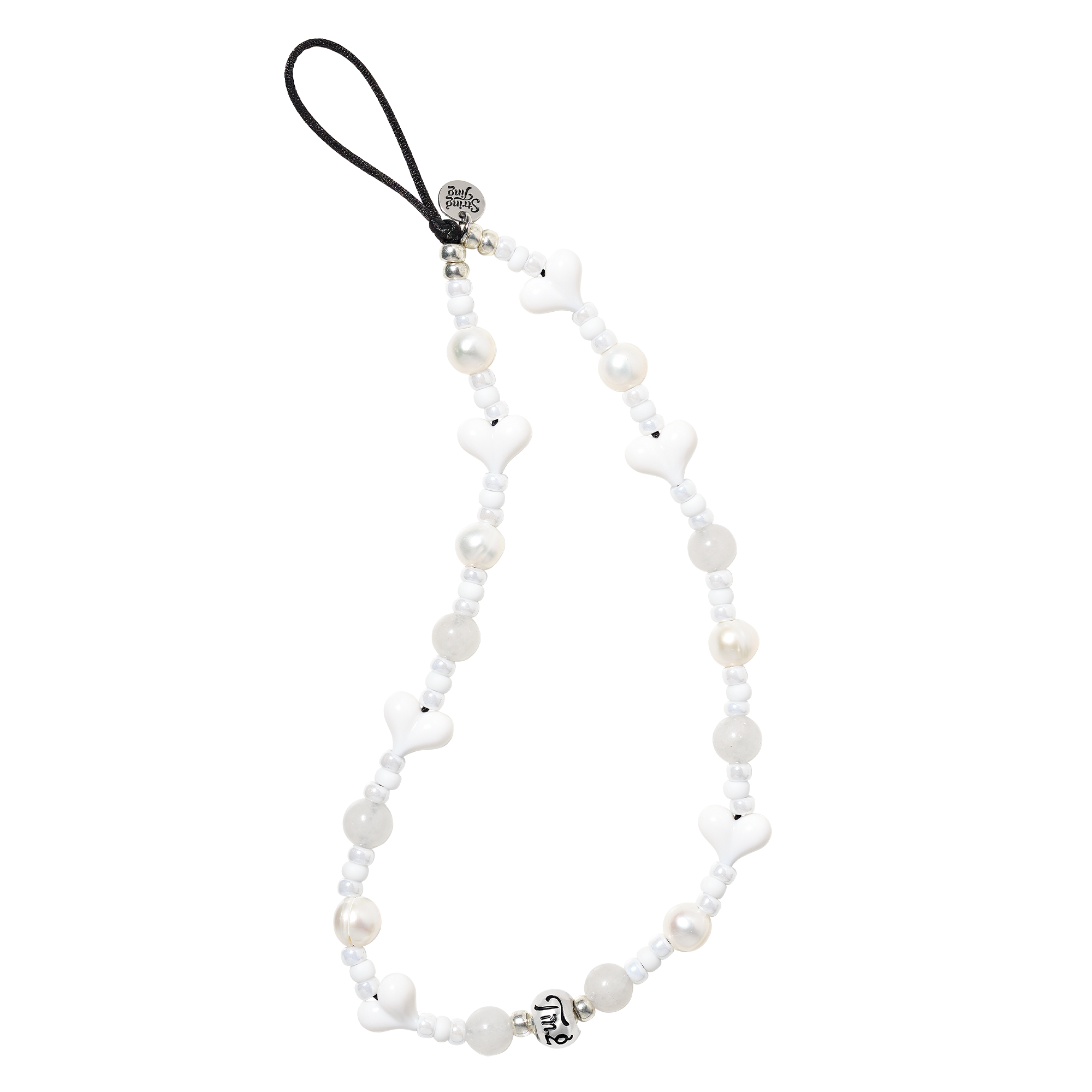 Sugar Pearl Wristlet Phone Strap