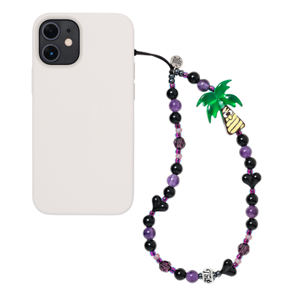 Sunset Palm Wristlet Phone Strap