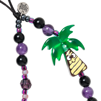 Sunset Palm Wristlet Phone Strap