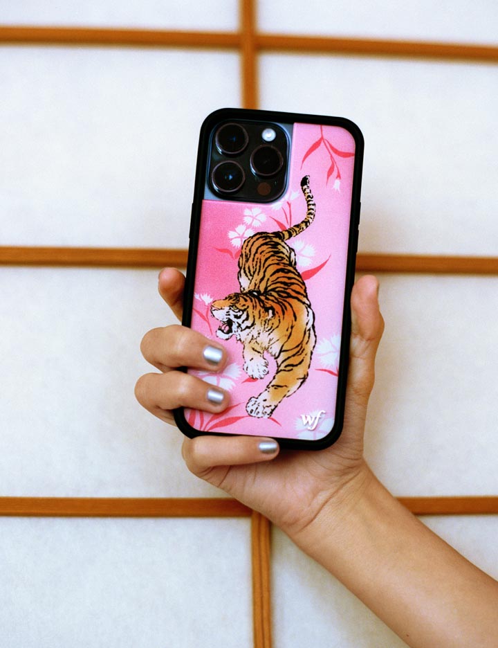 Lifestyle Image 03 Tiger Blossom iPhone Case