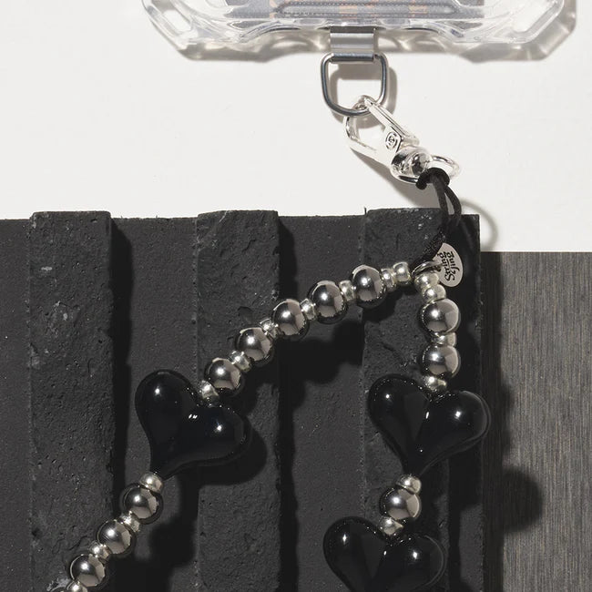 Steel My Heart Midnight Wristlet Phone Strap