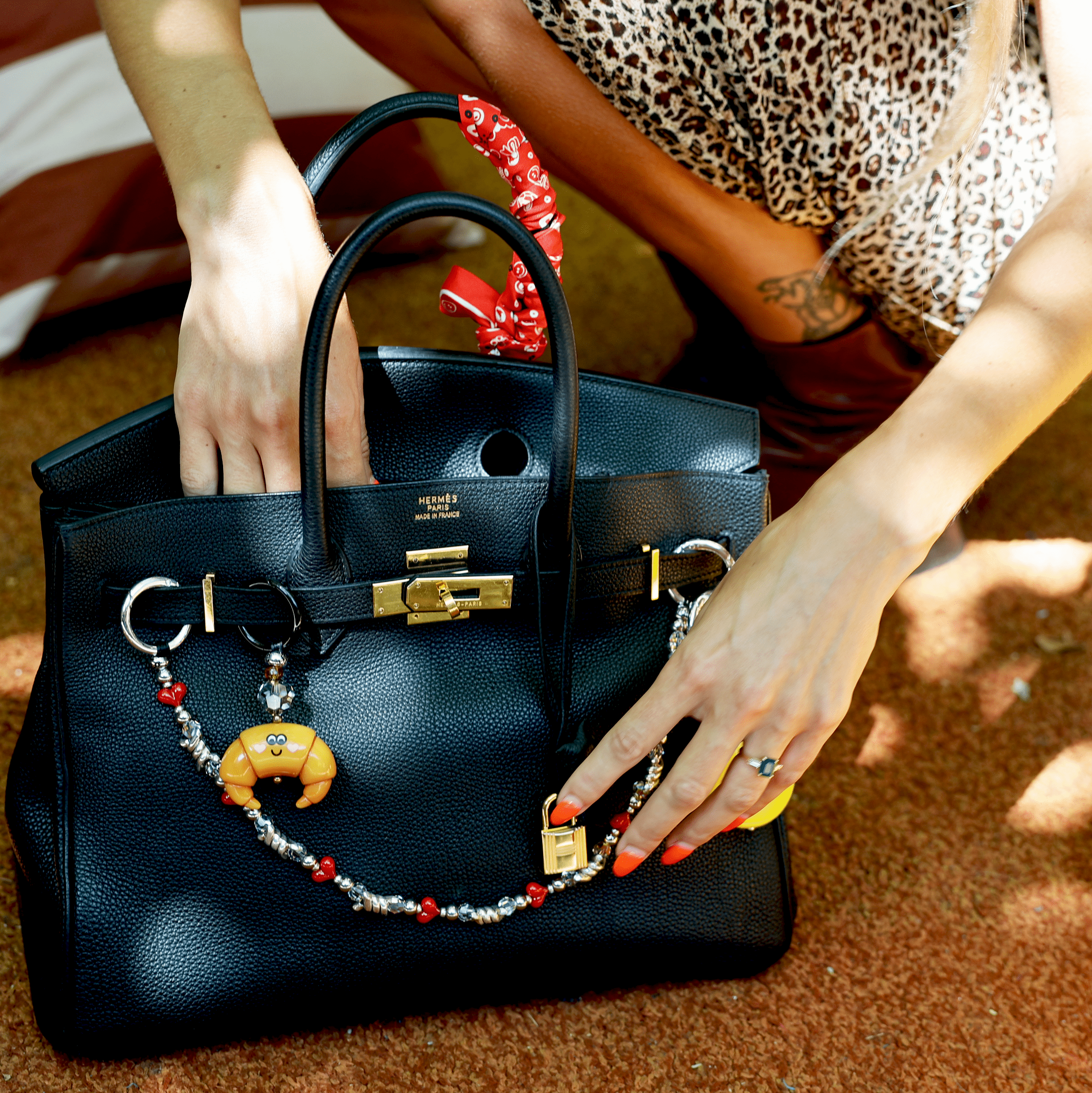 Breakfast in Paris Bag Charm